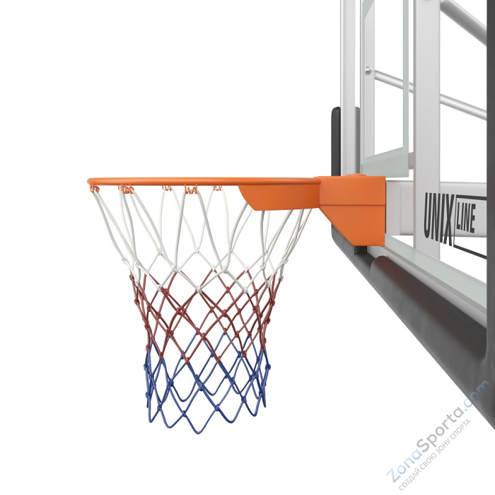 Баскетбольная стойка UNIX Line B-Stand-PC 72x42 R45 H120-305 см BSTSFPPR305_72PCBK