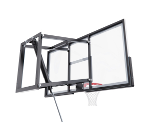 Баскетбольный щит DFC со съёмным регулятором высоты, стекло 8 мм, 152 х 80 см