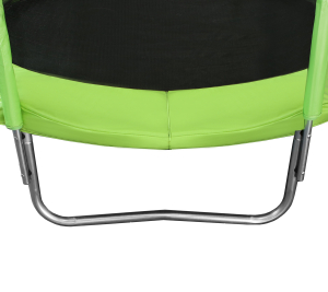Батут Arland 6FT с внутренней страховочной сеткой и лестницей (Light green)