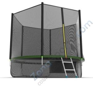 Батут Evo Jump External 10ft (Green) с нижней сетью