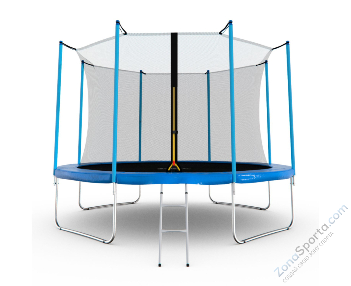 Батут каркасный с сеткой DFC Kondition 12 ft с лестницей