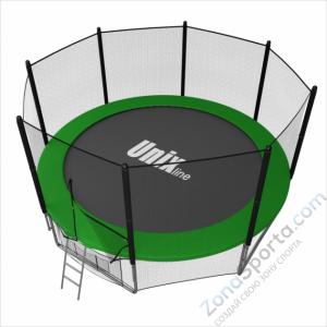 Батут Unix line 12 ft outside (Green)