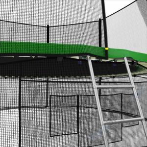 Батут Unix line 12 ft outside (Green)