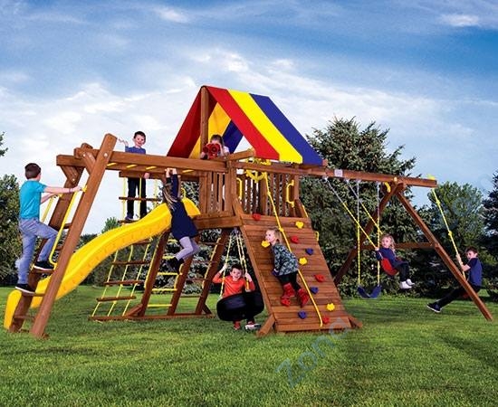 Детская игровая площадка Rainbow Play Systems Циркус Кастл 2020 III Тент (Circus Castle III 2020 RYB)