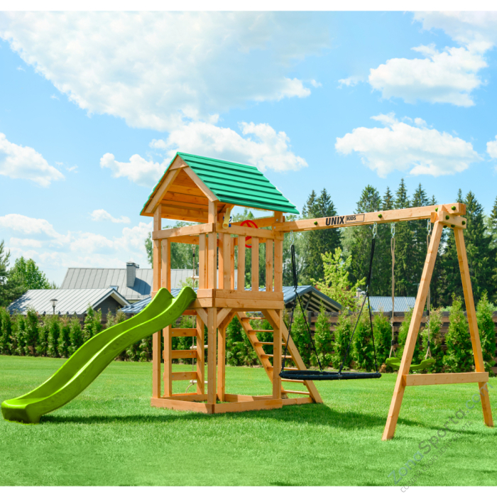 Детский игровой комплекс Unix Kids (6 in 1) Light Green