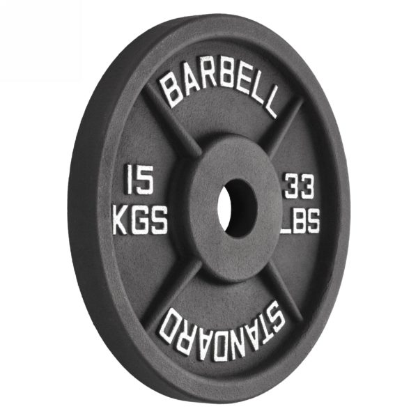 Диск 51 мм. чугунный окрашенный 15 кг, VictoryFit VF-SC511500