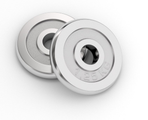 Диск хромированный UNIX Fit 1.25 кг, 25 мм