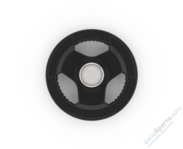 Диск обрезиненный с хватом 2,5 кг / диаметр 51 мм DFC