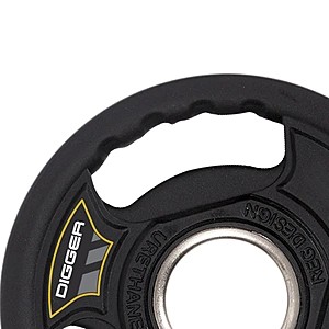 Диск олимпийский полиуретановый Hasttings HD51C3A-2,5 3-х хватовый 2,5 кг