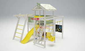 Игровой комплекс Савушка Baby 5 оливковый