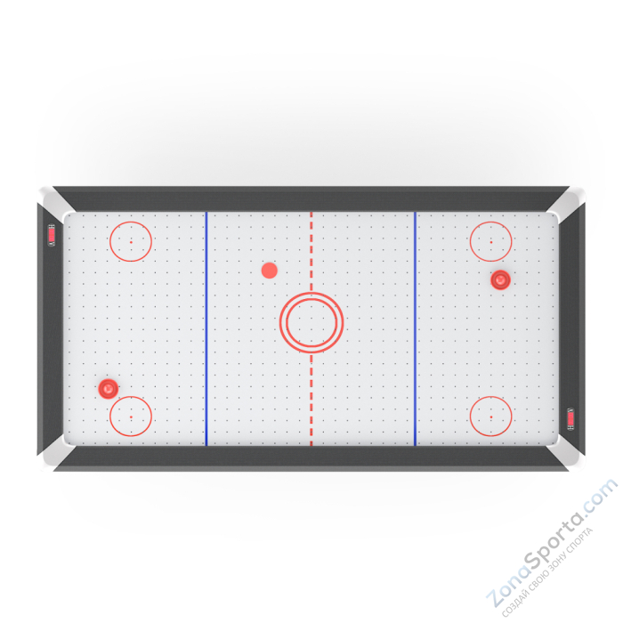 Игровой стол Unix Line Аэрохоккей (214х112 cм) White