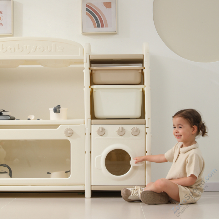 Кухня детская Unix Kids Cook Store 6 Camel