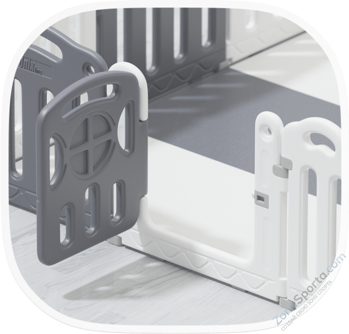 Манеж Unix Kids Classic 200x240 Grey