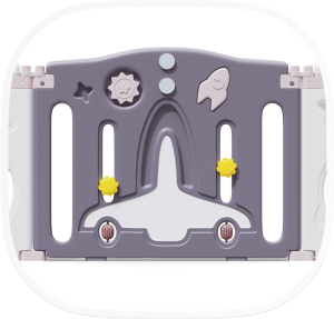 Манеж Unix Kids Supreme Space 160x160 Rose с качелями