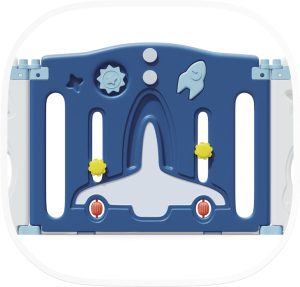 Манеж Unix Kids Supreme Space 200x240 Blue с качелями