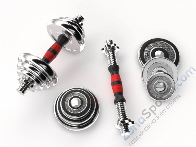 Набор гантелей Unixfit в кейсе 20kg