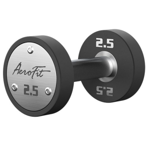 Набор полиуретановых гантелей AeroFit, 2,5-25 кг, 10 пар, шаг 2,5 кг