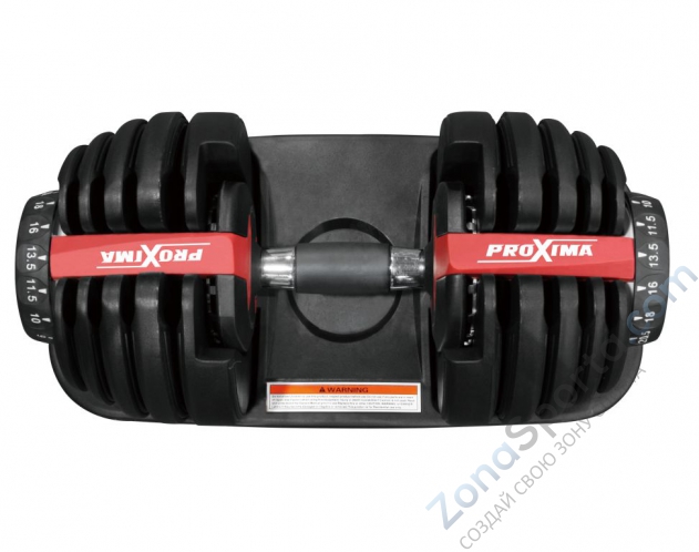 Регулируемая гантель Proxima Gigant 24 кг