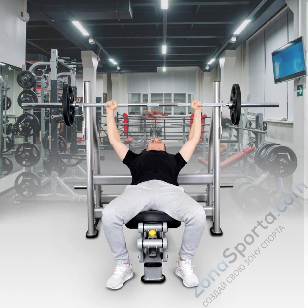 Скамья для жима с положительным углом наклона Protrain 61A38