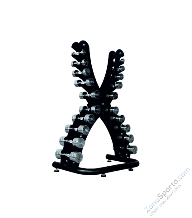 Стойка для гантелей Х-образная стойка UltraGym